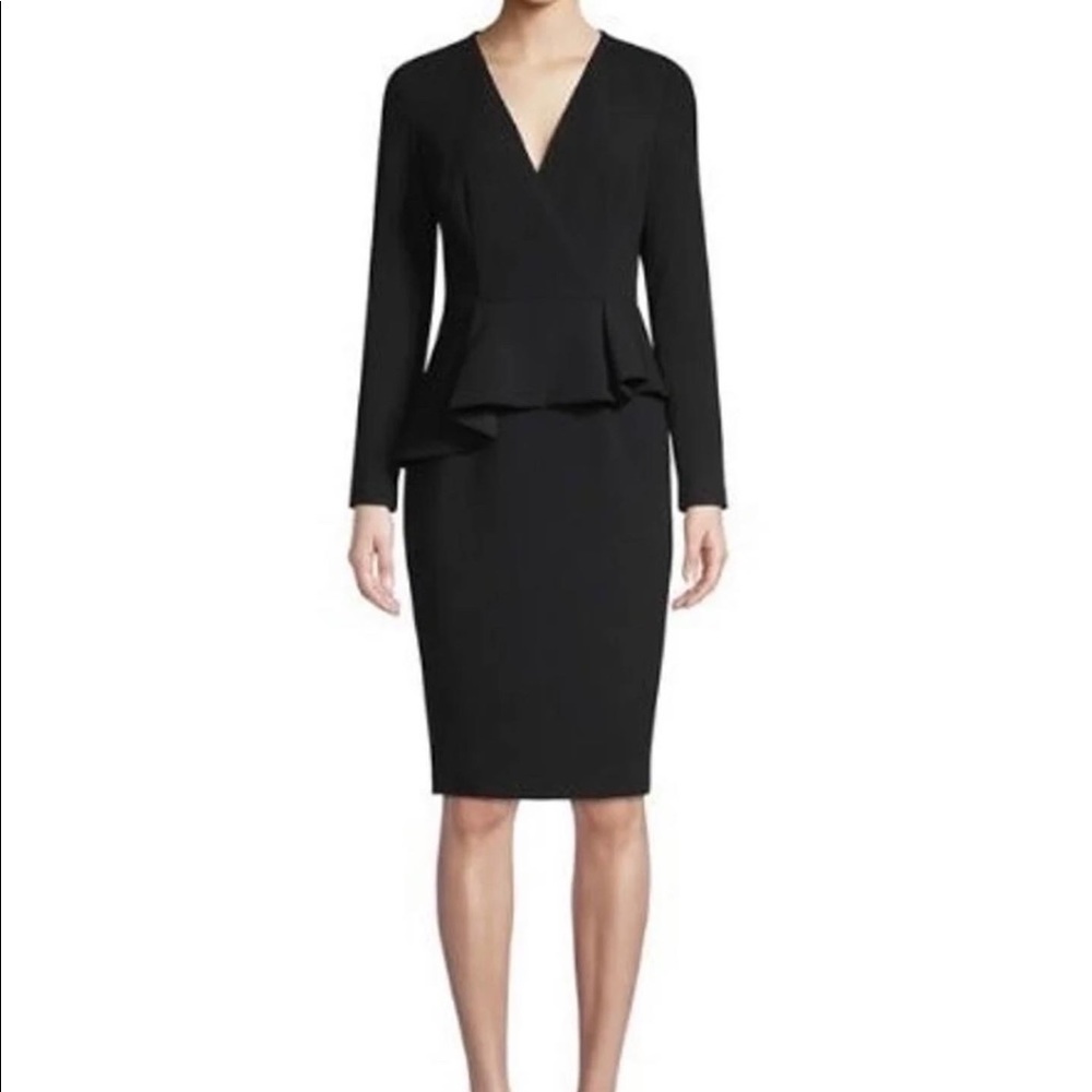 Black Halo Jacquelyn Long Sleeve Dress